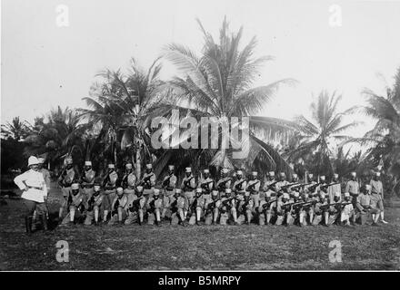 9AF 1914 0 0 A1 13 Auxiliary troops German East Africa World War I War in the colonies German East Africa today Tanzania Native