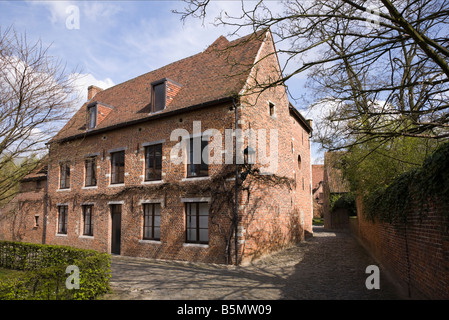Detached house of the large Beguinage of Leuven, Belgium. (43) Stock Photo
