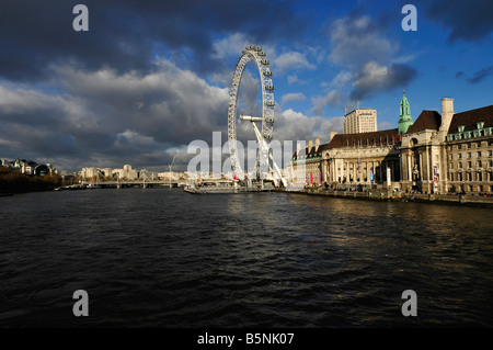 The London Eye, London Aquarium, The River Thames from Westminster Bridge Road. Picture by Patrick Steel patricksteel