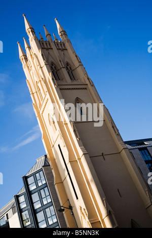 Park Church Tower, Park Circus Place Circa 1858, Glasgow, Scotland. Stock Photo