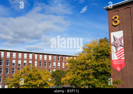 Amoskeag Millyard Museum Manchester New Hampshire New England USA Stock Photo