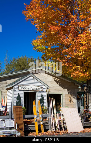 Antique Store in Holderness Lakes Region New Hampshire New England USA Stock Photo