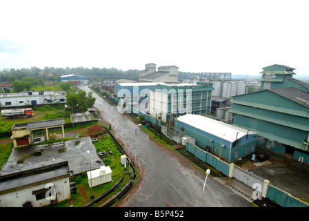 INDUSTRIAL ZONE IN KERALA Stock Photo