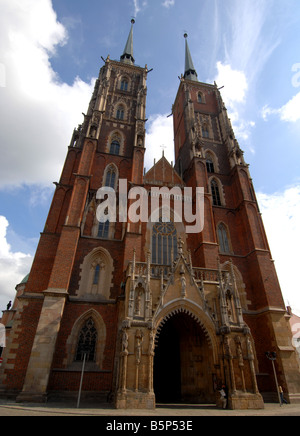 Saint John's gothic Cathedral Wroclaw Ostrow Tumski Stock Photo - Alamy