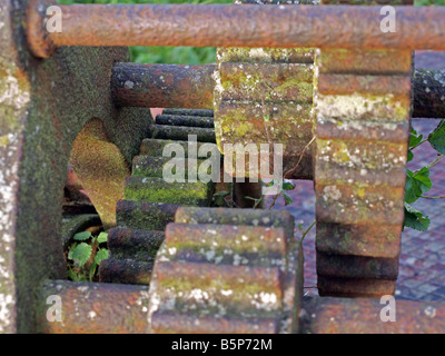 Rusty farm machine. Stock Photo