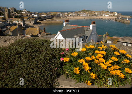 A view at St Ives, Cornwall, England Stock Photo