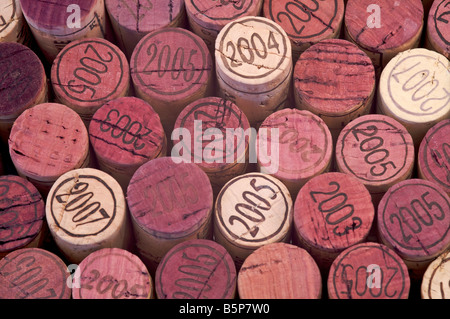 red wine corks Stock Photo