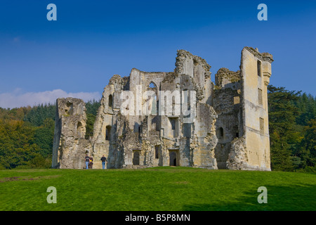 Old Wardour Castle, Wiltshire, England, UK Stock Photo