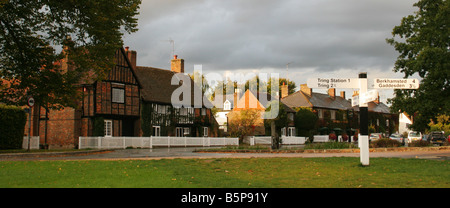 Aldbury National Trust village in Hertfordshire, below the Ashridge Park Estate in the Chilterns Stock Photo