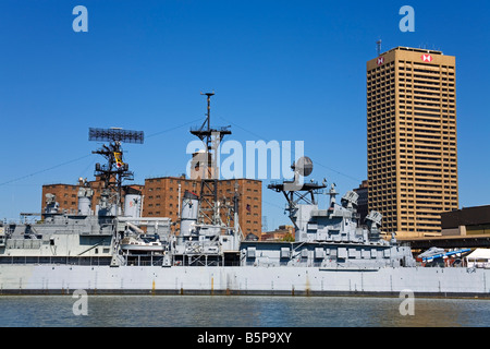 USS Little Rock Destroyer Naval Military Park Buffalo New York State USA Stock Photo