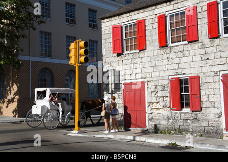 Magna Carta Court Building Parliament Street Nassau New Providence Island Bahamas Model Released Stock Photo