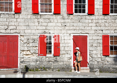 Magna Carta Court Building Parliament street Nassau New Providence Island Bahamas Model Released Stock Photo