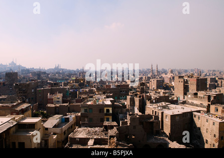 View from Al Azhar Mosque in old Cairo Egypt Stock Photo