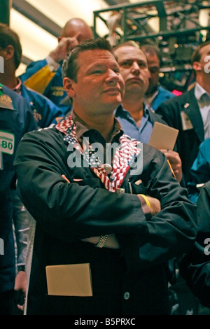 New York Board of Trade commodities floor Stock Photo