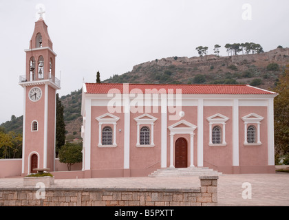 Jesus Christ Church Travliata, Kefalonia, Greece Stock Photo