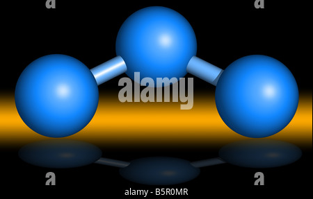 Ozone O3 Molecule Stock Photo