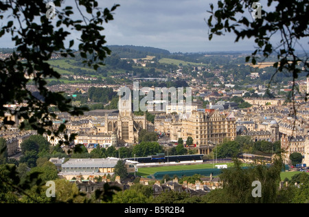 An overview of the city of Bath Somerset England Stock Photo