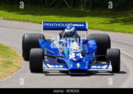 1977 Hesketh 308E in Penthouse Rizla livery at Goodwood Festival of Speed, Sussex, UK. Stock Photo