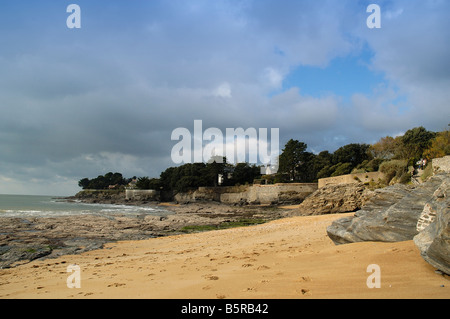 Coastal View in Brittany Stock Photo