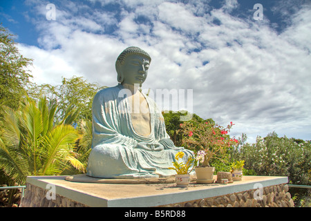This statue of Buddha is one of the largest outside Japan, Lahaina, Maui, Hawaii. Stock Photo