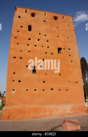 Ancient city wall in Marrakech Morocco Stock Photo