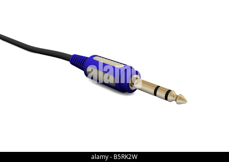 Audio Jack Plug Stock Photo