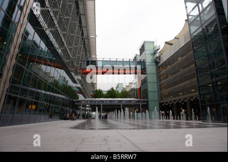 London Heathrow Terminal 5 airport outside Stock Photo