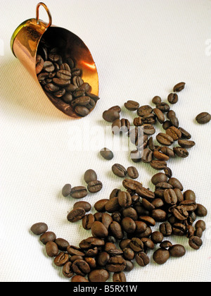 Iconic Brazil Fresh Coffee Beans Stock Photo