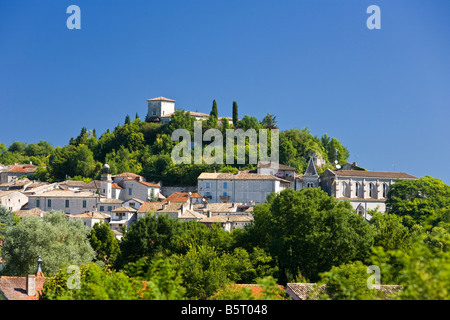 The medieval town of Montaigu de Quercy in Tarn et Garonne, France, Europe Stock Photo