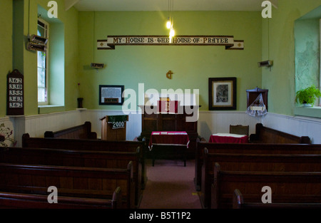 Methodist Chapel in the coastal village of Clovelly North Devon England UK Stock Photo