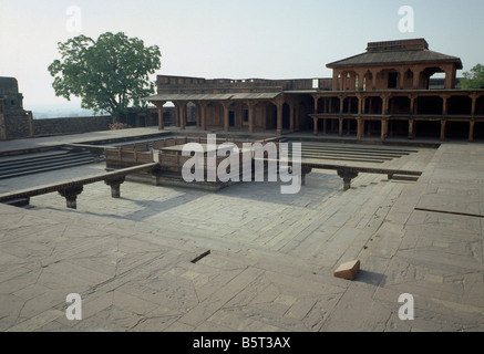 Fatehpur Sikri India Diwan-i-Khas arcading Stock Photo