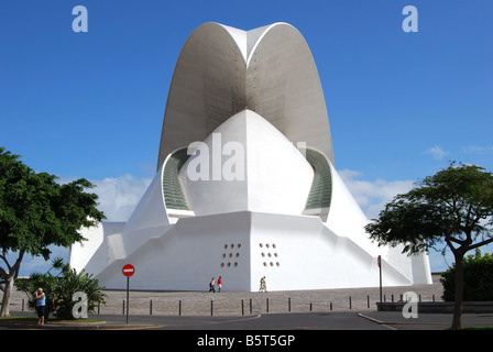 Auditorio de Tenerife, Avenida de la Constitucion, Santa Cruz de Tenerife, Tenerife, Canary Islands, Spain Stock Photo