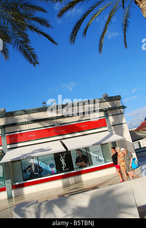Yves Saint Laurent shop, Safari Shopping Centre, Avenue de las Americas, Playa de las Americas, Tenerife, Canary Islands, Spain Stock Photo