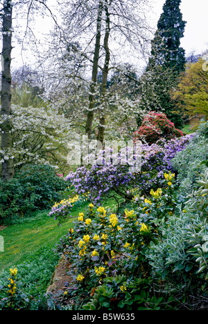 The 'Spring Garden' at Belvoir Castle Stock Photo