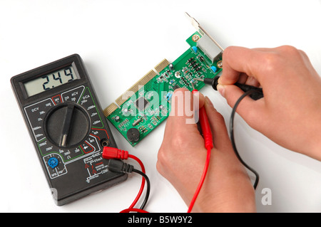 Digital multimeter Stock Photo