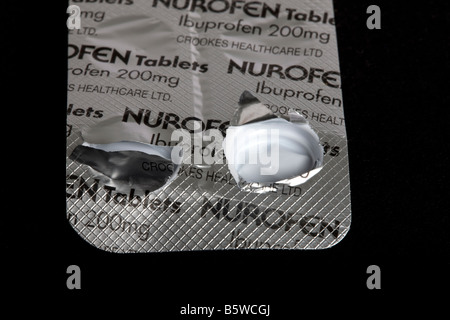 empty tablet packet Stock Photo