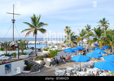 Lago Martianez, Puerto de La Cruz, Tenerife, Canary Islands, Spain Stock Photo