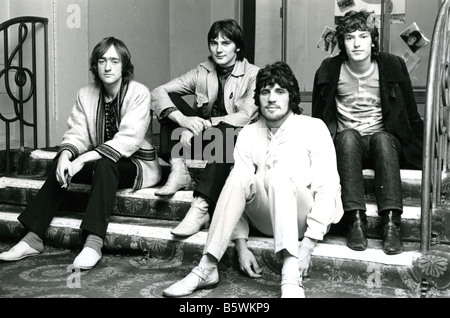 TRAFFIC UK pop group in September 1967 with from left Dave Mason Chris Wood Jim Capaldi and Steve Winwood Stock Photo