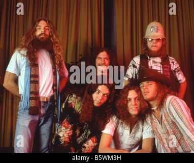 LYNYRD SKYNYRD  US rock group in 1975 Stock Photo