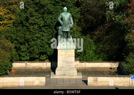 Statue of the Prussian soldier and statesman Albrecht Theodor Emil Graf von Roon (1803-1879) in Berlin, Germany Stock Photo