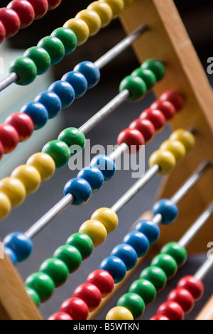 Abacus counting frame c Stock Photo