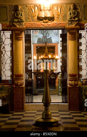 Evening at the Kadri Manjunatha Temple in Mangalore, India. Stock Photo