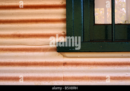 Corrugated iron, Australia Stock Photo