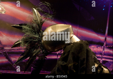 Mannequin at Printemps department store Christmas 2008 Paris France Stock Photo