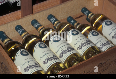Wine selling at V Sattui Vineyard Napa Valley California USA Stock Photo