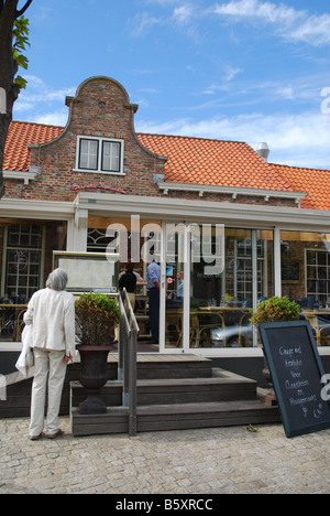 restaurant Domburg Walcheren Zeeland Netherlands Stock Photo