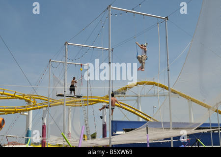 New York Trapeze School Stock Photo