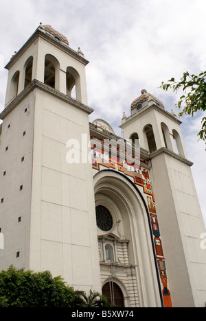 The Metropolitan Cathedral or Catedral Metropolitano on Plaza Barrios downtown San Salvador, El Salvador Stock Photo