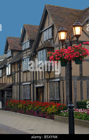 William Shakespeares birthplace in the market town of Stratford upon Avon Warwickshire England Stock Photo