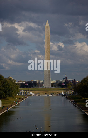 Washington Monument and Reflecting Pool in Washington DC